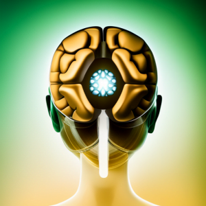 Conceptual image of Neuralink's brain-implant technology
