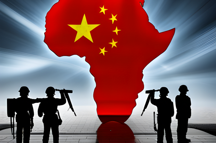 Symbolic representation of Chinese influence in Africa