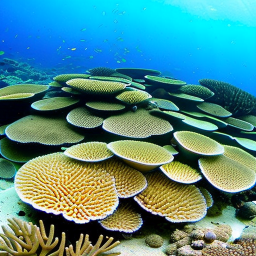 Coral bleaching's impact on the Great Barrier Reef depicted through stark white corals, symbolizing their struggle for survival. Urgent call for conservation efforts and <a href='https://equippinghispeople.com/podcast/gods-care-and-protection' target='_blank'>protection</a> of marine biodiversity.” class=”wp-image-3989″/></figure></div>


<h2 class=