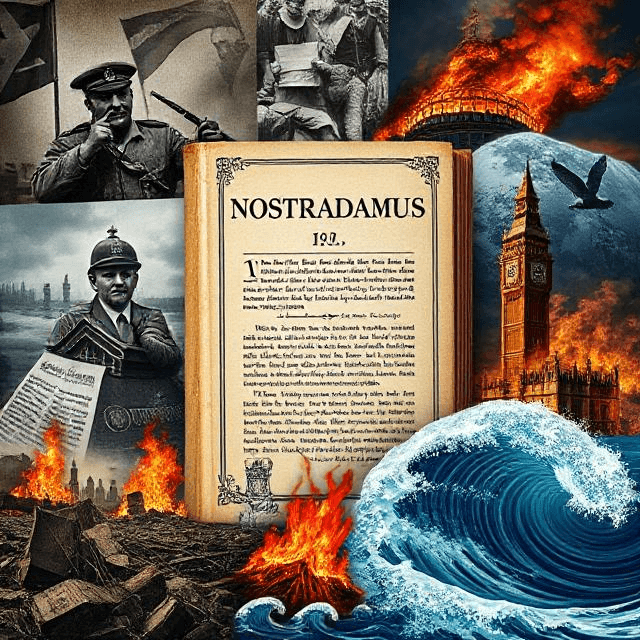 Nostradamus predictions connect historical events like wars and disasters to his cryptic verses.