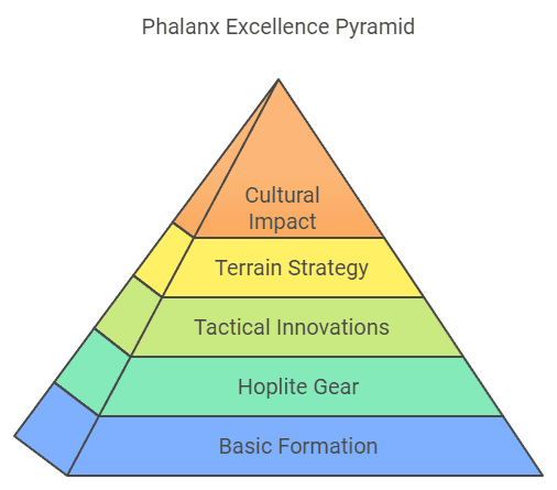 Greek Phalanx pyramid of excellence