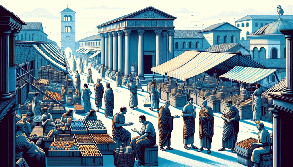 Economic Crisis in Roman Marketplace