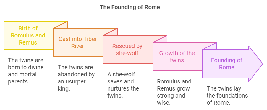 Romulus Meaning tha funding of Rome