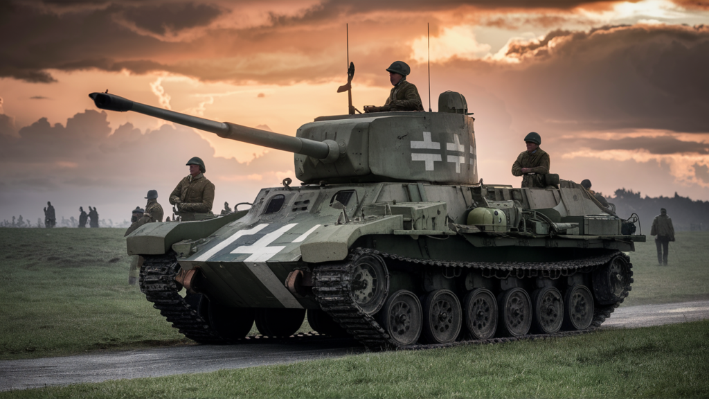 Operation Barbarossa: realistic and dramatic scene depicting World War II
