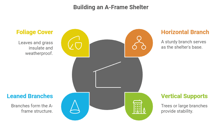 How To build a A-Frame Shelter