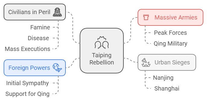 Scale of the Taiping Rebellion
