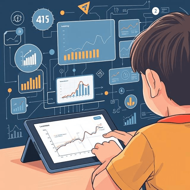 Student engaging with an AI-driven adaptive learning platform, showcasing what is adaptive AI in action.