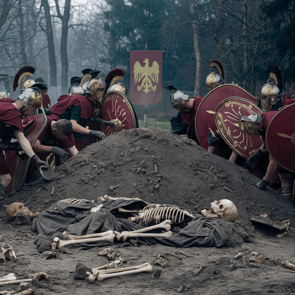 Roman legionary life honoring the fallen of Teutoburg Forest in the Roman Empire military.