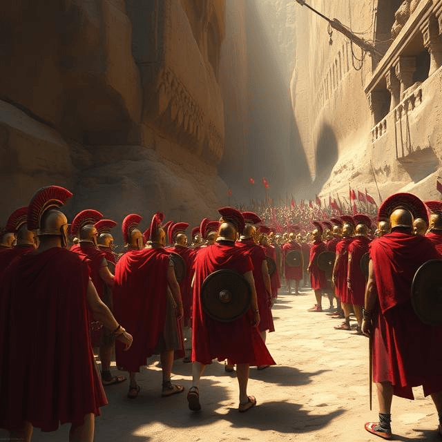 spartan military holding the line at Thermopylae, showcasing ancient warfare tactics.