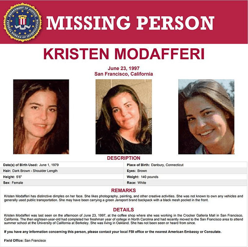 Kristen Modafferi disappearance