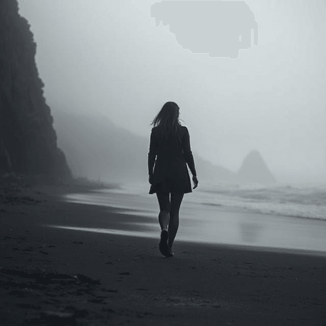 Foggy Lands End beach in San Francisco linked to Kristen Modafferi disappearance and Modafferi cold case.