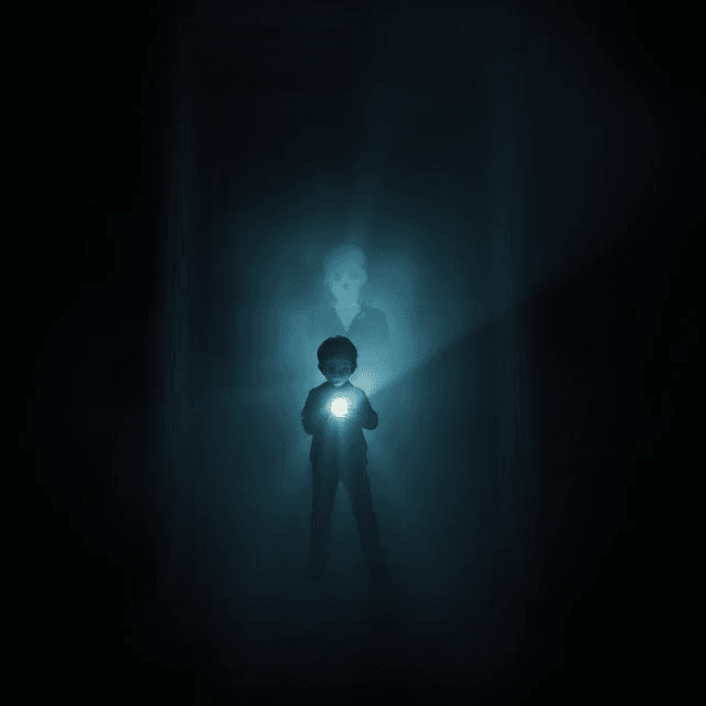 Investigator applying best paranormal investigation techniques for beginners in eerie corridor