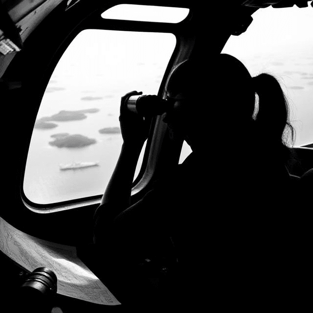 Spy mission illustration in Amelia Earhart disappearance theories.