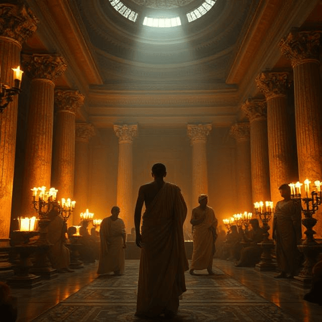 Caligula's court banquet, revealing sadomasochism in history in displays of sexual depravity