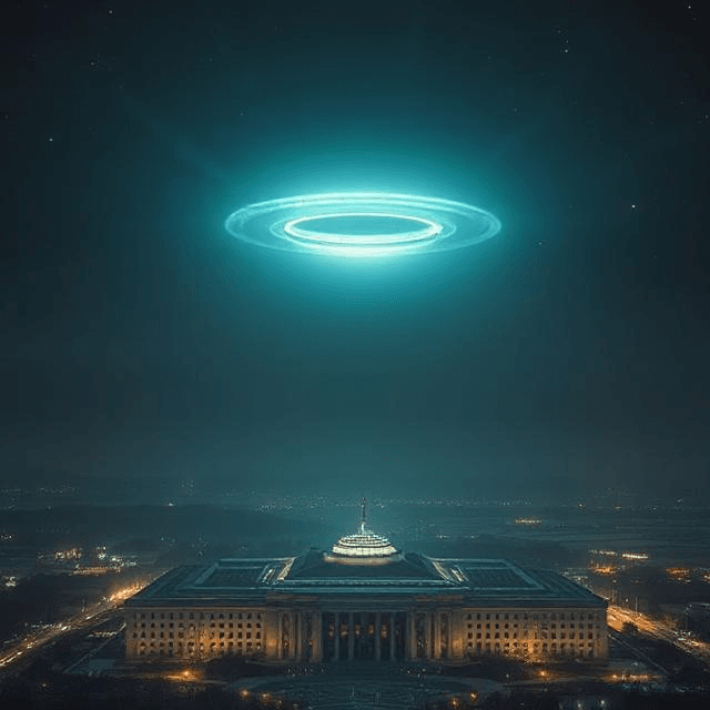 Pentagon UFO Report 2024 showing unexplained UAP cases over the Pentagon