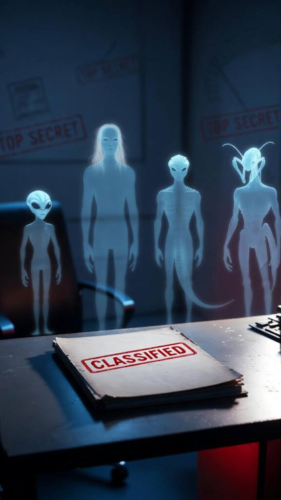 Four Alien Species from UFOs: Puthoff Claims & Evidence