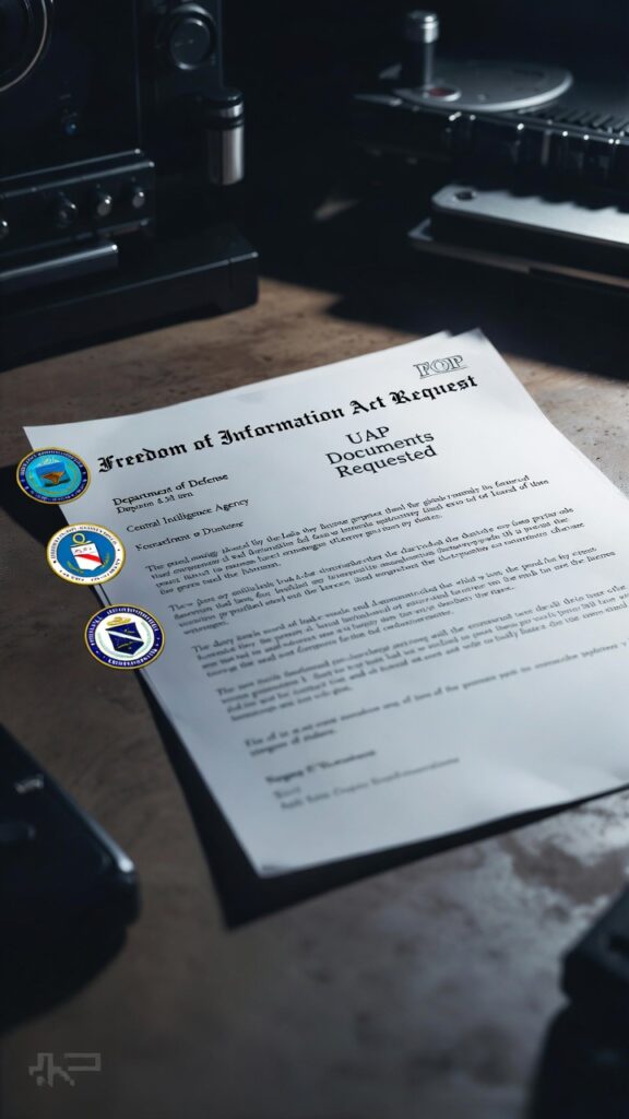 UAP FOIA Request Template (DoD, CIA, FAA)